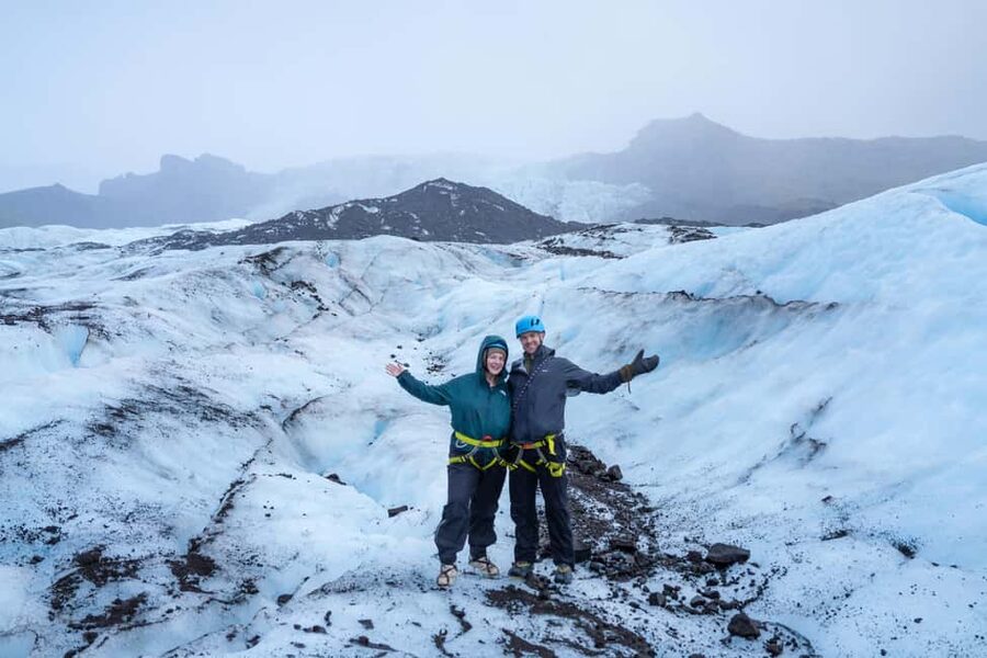 Iceland: Vatnajokull Glacier Hike and Ice Cave Tour - Entering Falljökull: Crampons On, Safety Briefing First
