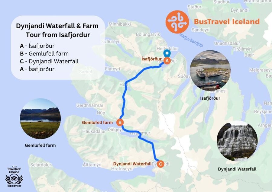 Isafjordur: Dynjandi Waterfall Tour and Icelandic Farm Visit - Dynjandi Waterfall Walk, Viewpoints, and Crowd Reality