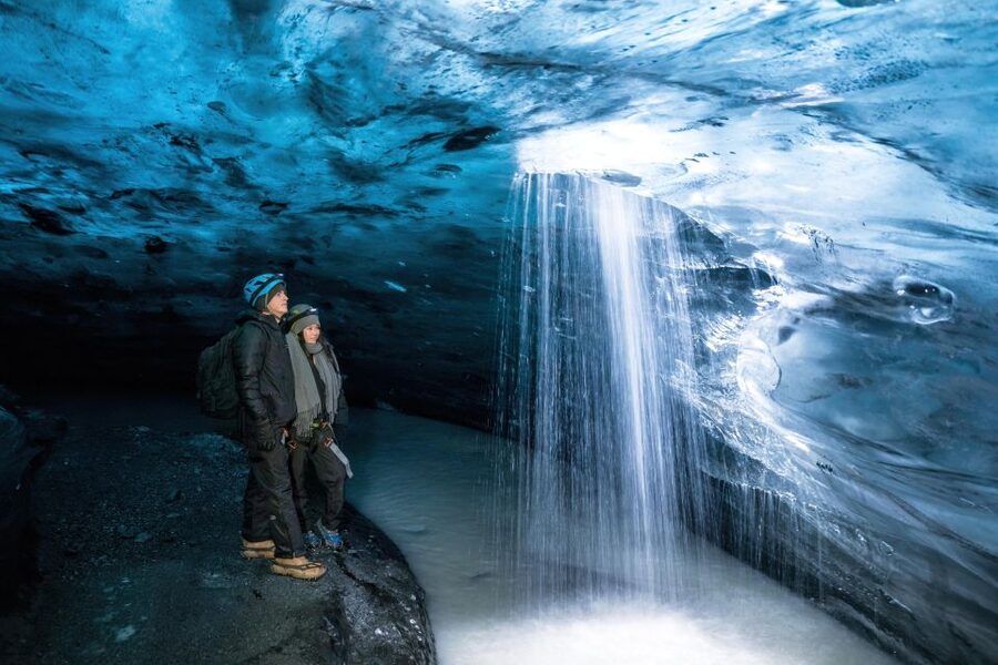 Jökulsárlón: Glacier Hike, Ice Cave, and Photoshoot Package - Upper Ice Cave: A Different Feel, Same Frozen Drama
