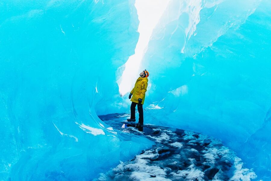 Jökulsárlón: Vatnajökull Ice Cave Guided Tour - Inside the Ice Cave: Blue Ice, Photo Time, and Real Safety