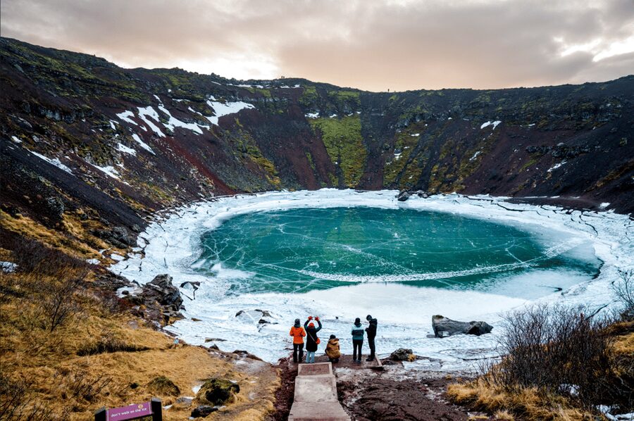 Kerið Volcanic Crater Admission Ticket - The geology you’ll actually see: a 6,500-year-old caldera in plain view
