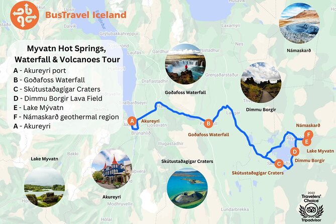 Lake Myvatn, Hot-Springs & Godafoss Waterfall Tour from Akureyri - Goðafoss first: the waterfall that matters to Icelanders
