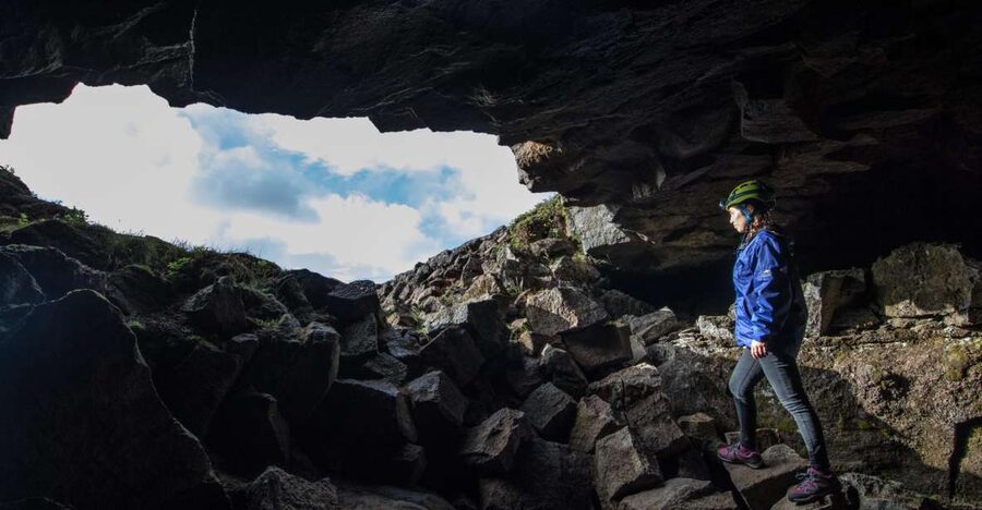 Leidarendi Cave: Lava Tunnel Caving from Reykjavik - Touch Lava and Spot Stalactites and Drip Stalagmites