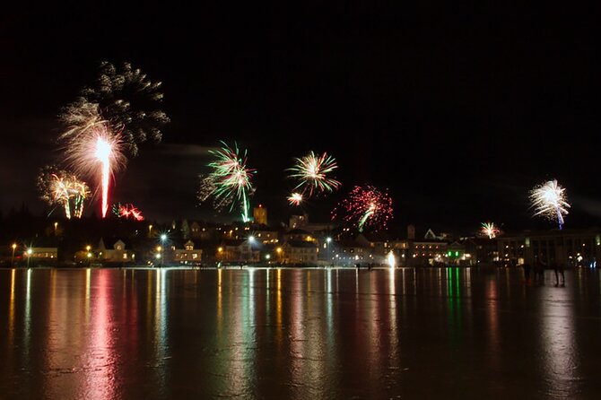 New Years Fireworks by Boat from Reykjavik - Old Harbour departure at 10:30 pm, and what that timing gets you