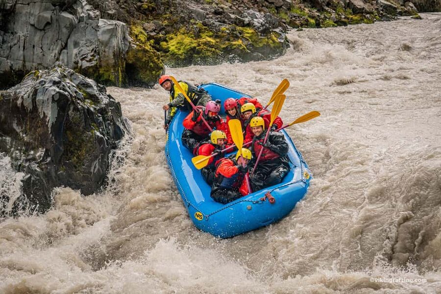 North Iceland: Europe’s Wildest Rafting in DRYSUIT - Meeting at Viking Rafting, then out to the East Glacial River Gorge