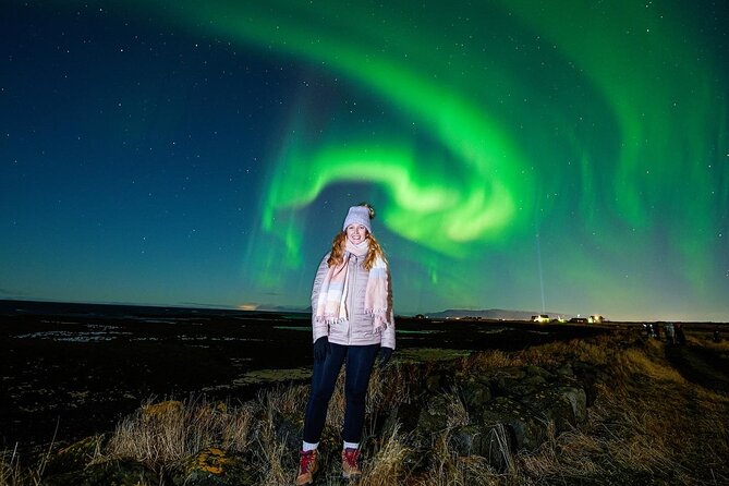 Northern Lights Tour with Photos, Snacks, Warm Snowsuits, Chairs - Camera Help, Tripods, and Unlimited High-Res Photos