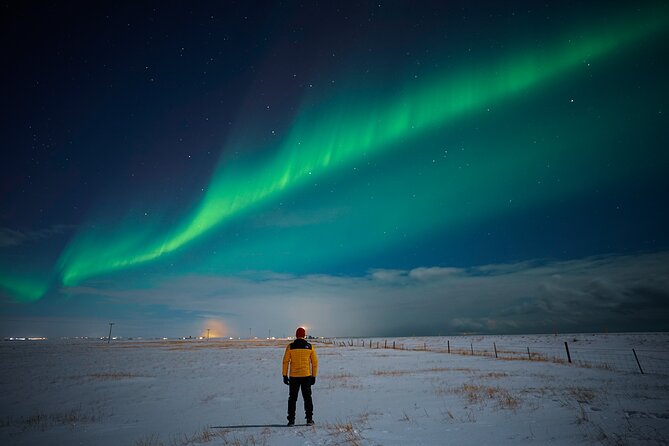 Northern Lights Tour with Photos, Snacks, Warm Snowsuits, Chairs - Pickup and the 8:00 pm Reality of Reykjavik Stops
