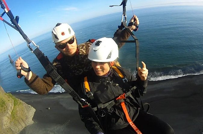 Paragliding and South Coast Waterfalls Day Tour from Reykjavík - Tandem paragliding over Vík: what you’re really signing up for