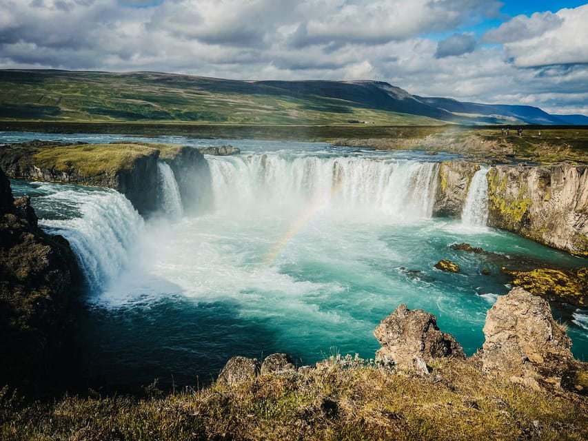Port Akureyri: Godafoss Waterfall, Myvatn and Dettifoss - Goðafoss: A Historic Waterfall Stop With Rainbow Odds