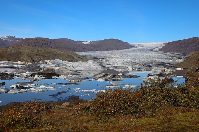 Private Full-Day Tour of the Vatnajökull Glaciers from Höfn - Stop 3: Flaajökull West Side Easy Hike, Waterfalls, and More Time