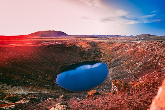Private Golden Circle Tour Iceland | Day Tour - Stop 4: Kerið crater walk for a scenic reset