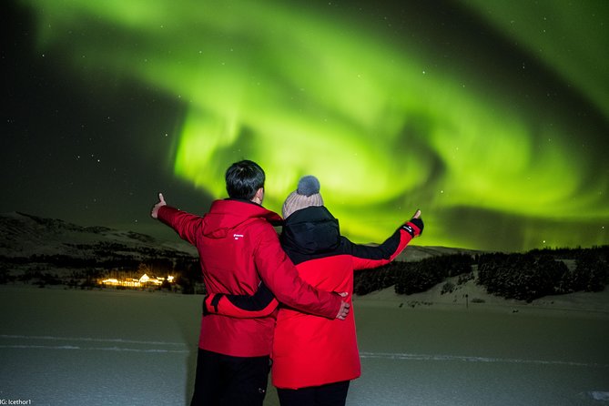 Private Northern lights with photographs - When the lights are faint, you still get something