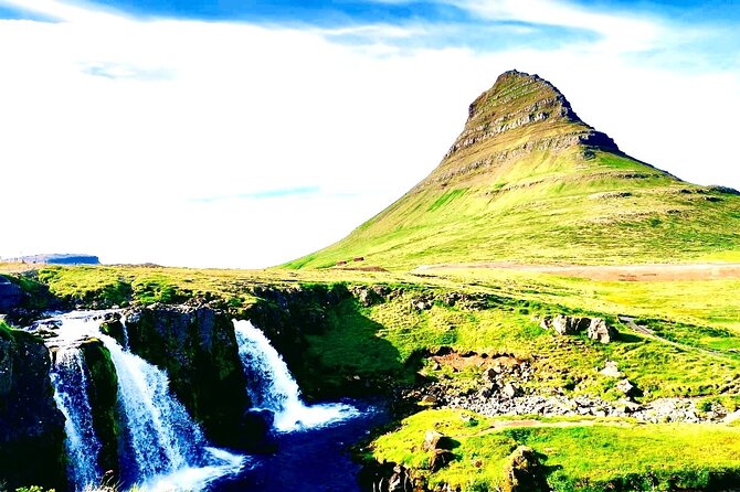 Private Snæfellsnes National Park - Stop 2: Kirkjufellsfoss, the iconic mountain and waterfall moment