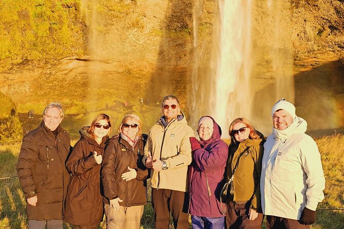 Private South Coast and Diamond Beach, Jokulsarlon Guided Tour - Seljalandsfoss: walking behind the falls (with real mist)
