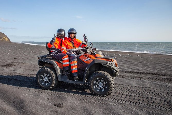 Quad Bike Tour on Black Lava Sands from Mýrdalur - From Vík meeting point to the first rolls over river and gravel