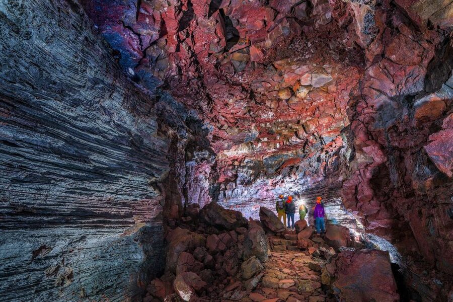 Raufarhólshellir: Lava Falls Adventure Tour - Gear and the real rules: boots, helmet, headlamp