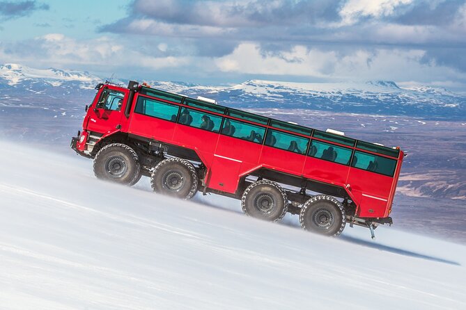 Red Glacier Monster Truck on Langjokull Glacier from Gulfoss - Logistics in plain English: meeting point, group size, and language