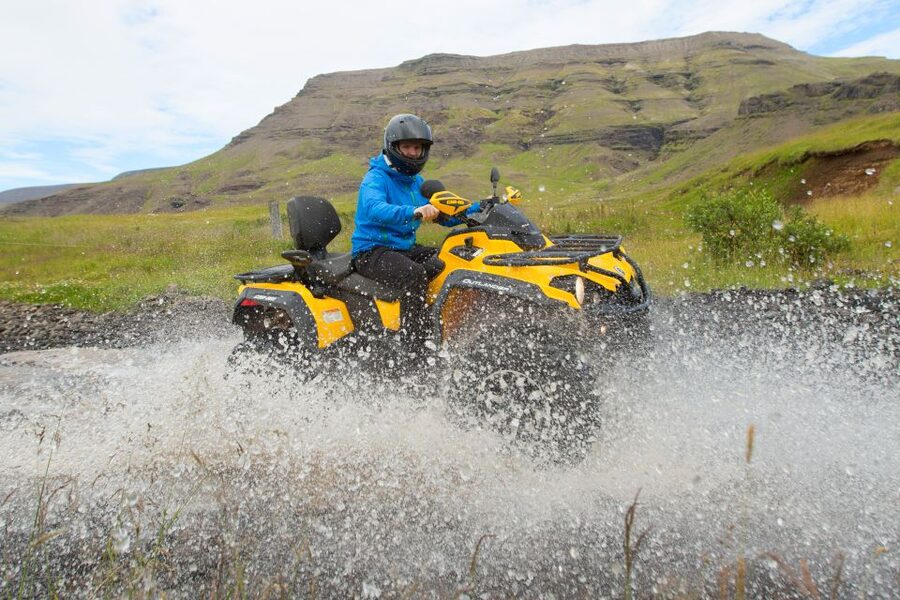 Reykjavik: ATV Ride & Whale Watching Boat Tour - How the Day Flows: From Pickup to Mountain Top to Faxafloi Bay