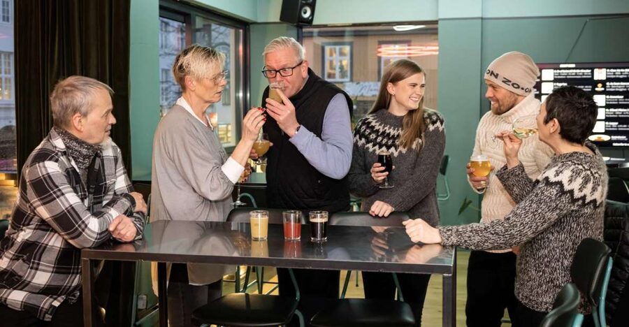 Reykjavik: Beer and Booze Tour - First steps at Hlöllabátar, Ingólfstorg square, and that quick city orientation