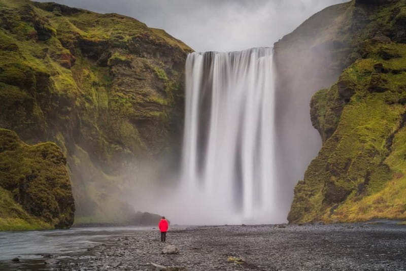 Reykjavík: Epic South Coast Tour - Waterfalls & Black Beach - Skógafoss: The 60-Meter Falls, the Game of Thrones Look, and a Walk Behind Water