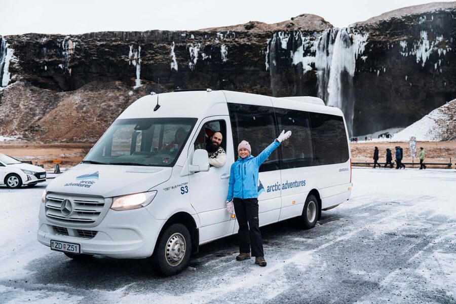 Reykjavik: Glacier Hike & South Coast Day Tour - Reynisfjara black sand beach: basalt, sea stacks, and big surf