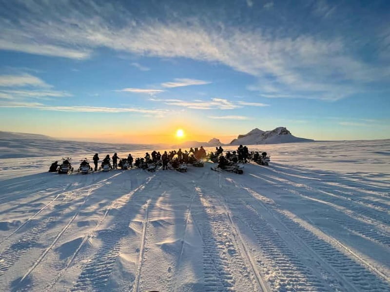 Reykjavík: Glacier Snowmobile and Hot Springs with Pickup - Snowmobile gear and safety briefing, plus the license rule