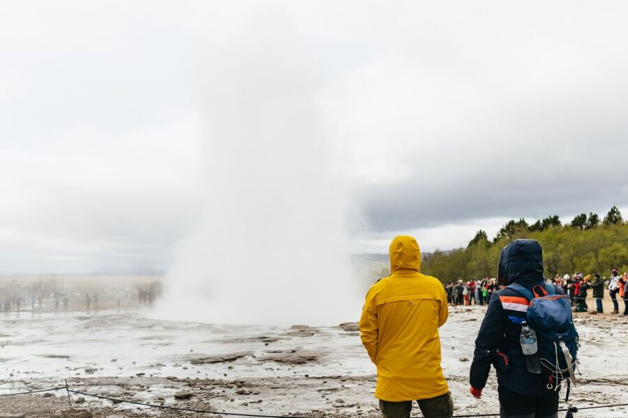 Reykjavik: Golden Circle, Crater & Blue Lagoon Minibus Tour - Geysir and Strokkur, When the Steam Starts Doing the Talking