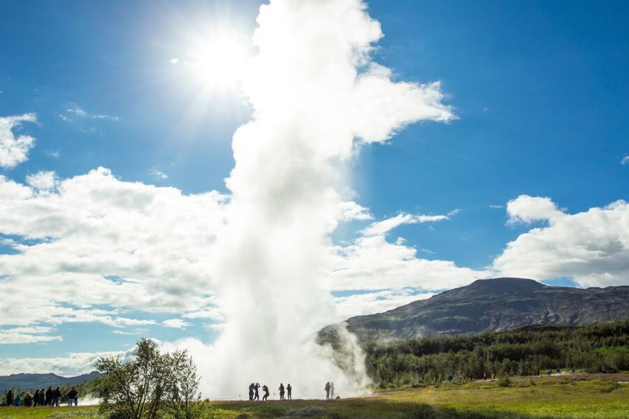 Reykjavik: Golden Circle Day Tour with optional Blue Lagoon - Gullfoss: a 32-meter thunder drop into a narrow canyon