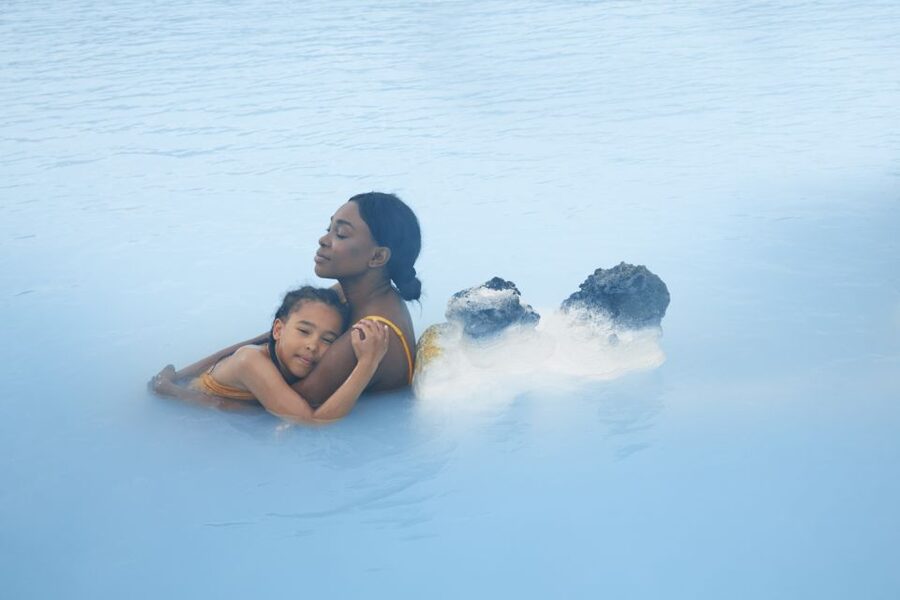 Reykjavik: Golden Circle, Kerid Crater, & Blue Lagoon Tour - Kerið Crater: red rock framing deep blue water
