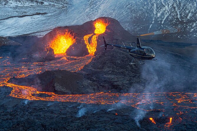 Reykjavik Helicopter Private Tour of Volcanoes - Coastal cliffs, nesting birds, and wide Atlantic views to the south