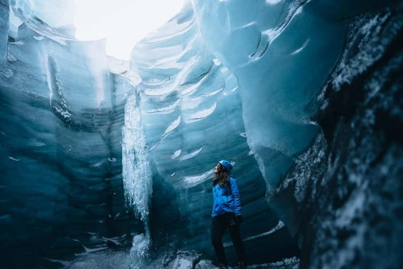 Reykjavik: Katla Ice Cave & South Coast Tour - Inside the Katla Ice Cave, short time, big impact