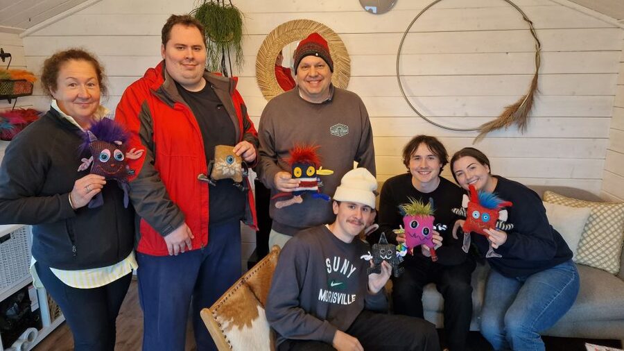 Reykjavik: Make an Icelandic Wool Monster - Sewing, assembling, and choosing the monster’s expression