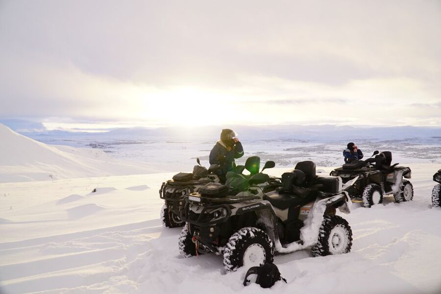 Reykjavik Quad Bike Twin Peaks Tour - Lava Field Peak: Geothermal Views and a Second Panorama