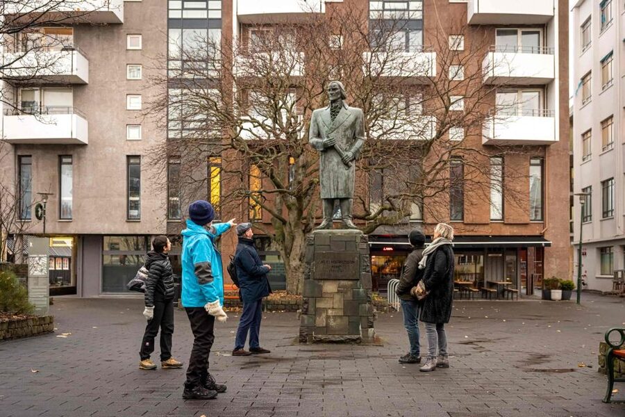 Reykjavik: Sightseeing Walking Tour with a Viking - Meeting Outside Hlöllabátar, and Finding Your Guide