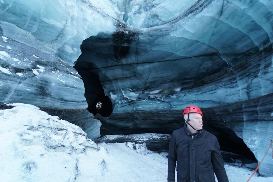 Reykjavik: South Coast and Katla Ice Cave Small Group Tour - Víkurfjara black sand beach: the beauty is real, but plan for wind and footing