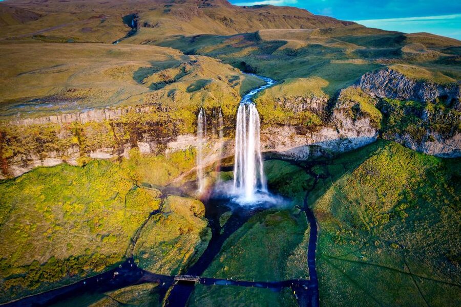 Reykjavík: South Coast Waterfalls, Black Sand & Glacier Tour - Seljalandsfoss mist walk: the stop everyone remembers
