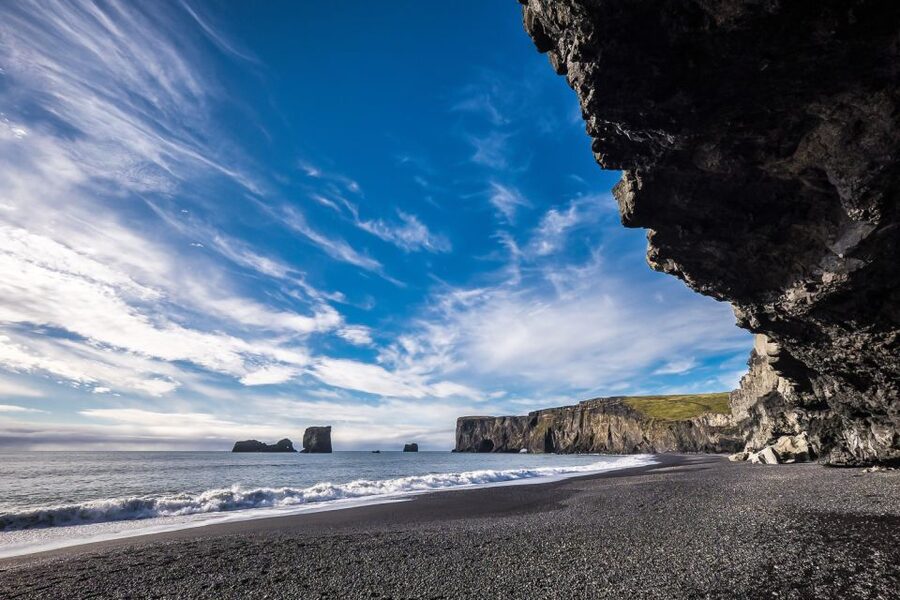 Reykjavík: South Coast Waterfalls, Black Sand & Glacier Tour - Vík lunch stop: refuel in the south and catch local advice