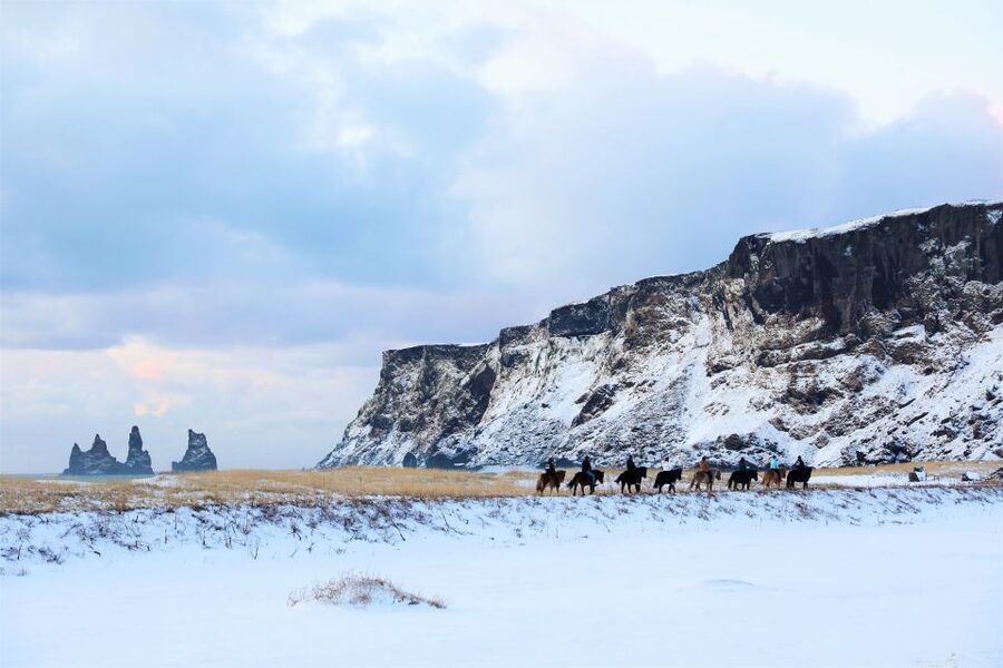 Reykjavik: South Coast Waterfalls & Glacier Small-Group Tour - Reynisfjara black sand beach: dramatic basalt and sea power