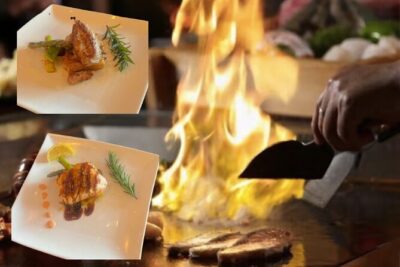 Reykjavik Teppanyaki 7 Course Menu and Fire Show with Cocktail