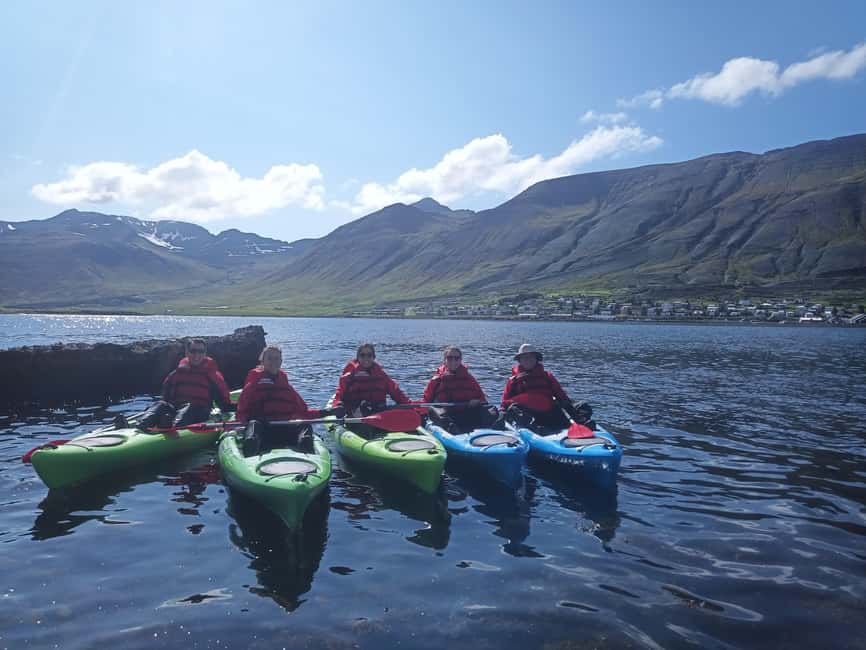 Siglufjörður / Siglufjordur: Guided kayak tour. - The “relaxed but real” pacing that reviewers praise