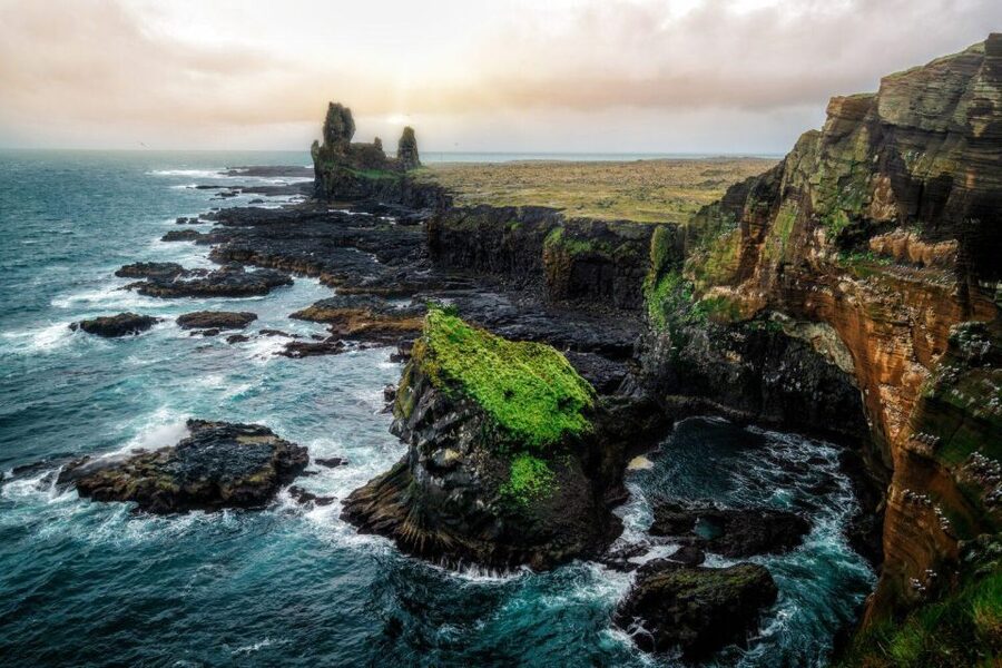 Snaefellsnes Peninsula and Kirkjufell Small-Group Tour - Djúpalónssandur black sands: shipwreck lore on gritty shores