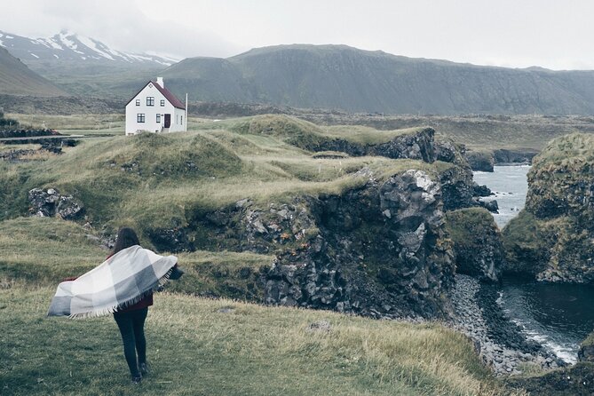 Snaefellsnes Peninsula Tour from Grundarfjordur Port - Arnarstapi: coastal walking, natural arches, and sea caves