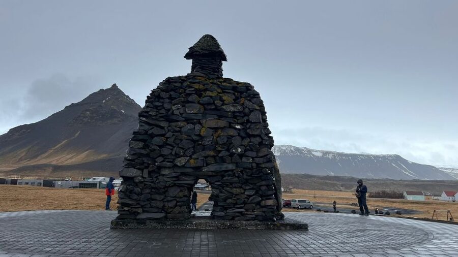 Snaefellsness Peninsula Private Day Tour Iceland - Arnarstapi coastal village: cliffs, rock formations, and the stone bridge shot