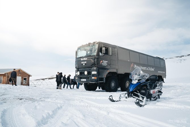 Snowmobiling Adventure on Langjokull Glacier from Gullfoss - The ride begins with the monster ice truck transfer