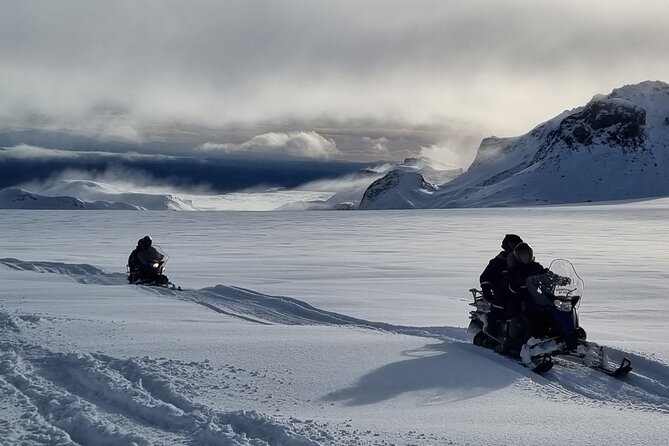 Snowmobiling on Langjokull Glacier and Secret Lagoon Tour - Glacier riding time: what the actual experience feels like