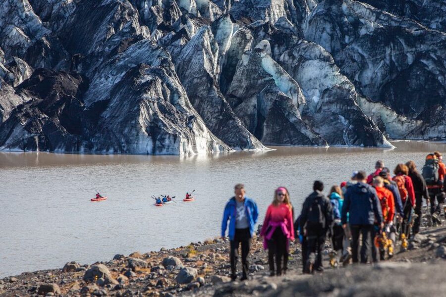 Sólheimajökull: Guided Kayaking Tour on the Glacier Lagoon - Where Sólheimajökull Lagoon fits on a south-coast day