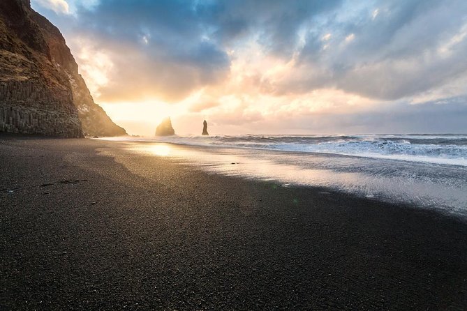South Coast Summer Day Tour by Minibus from Reykjavik - Reynisfjara black beach: basalt stacks and roaring surf