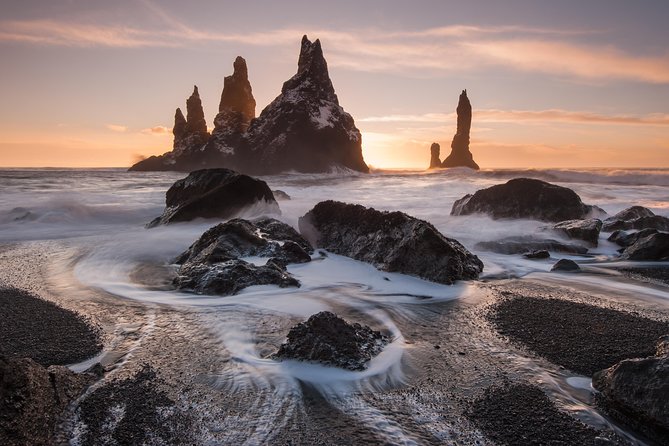 South Coast, Waterfalls and Vík village from Reykjavik - Vík village stop, black beach energy, and Reynisdrangar views