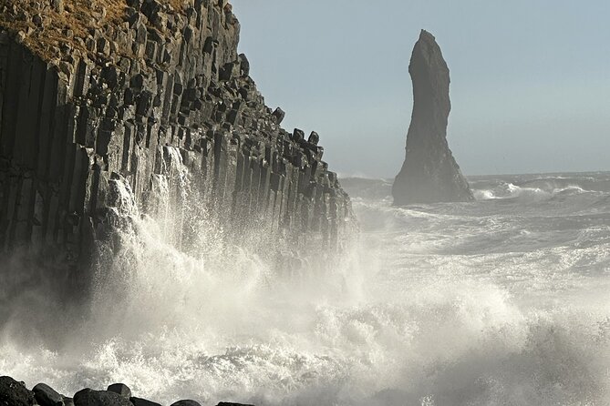 South Coast Wonders and Glacier Hike Iceland’s Wildest Adventure - Stop 3, Reynisfjara black sand: the wind, the sea stacks, and the photos