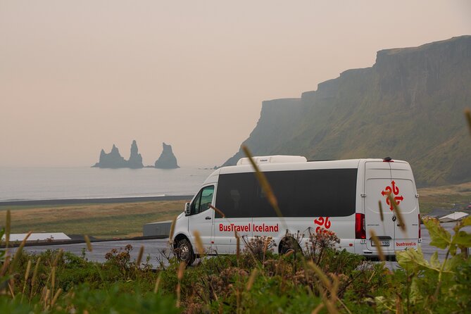 South Iceland, Glacier and Black Sand Beach Small Group Tour - Skógafoss and the Stairs: Eyjafjallajökull If You’re Lucky